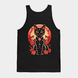 Japanese Lucky Cat | Maneki Neko Tank Top